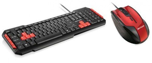 Kit Teclado + Mouse Gamer Multimidia C/ Funções Especiais