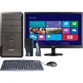 Computador Qbex com Intel Core i5 8GB 1TB Windows 8 + Monito